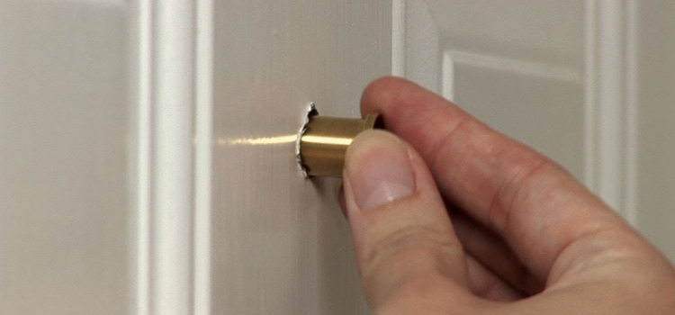 peephole door repair in North Tustin